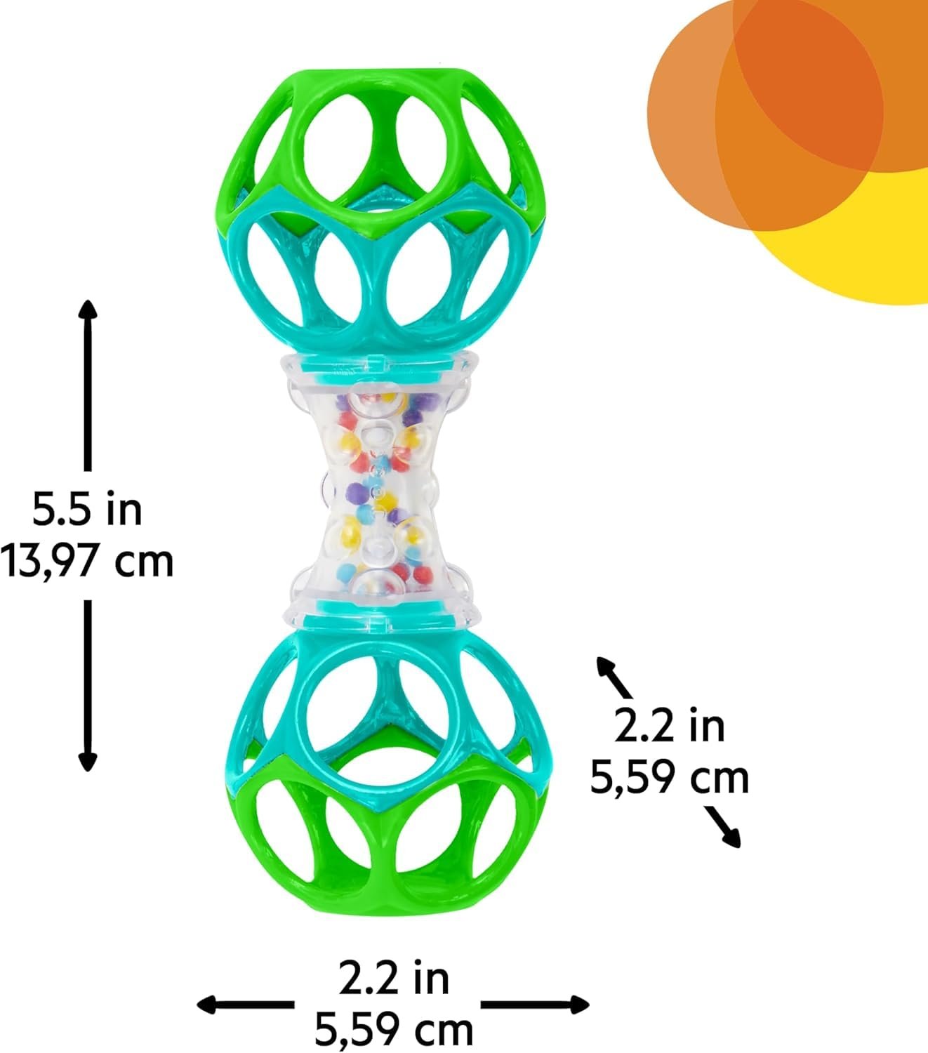 Погремушка Oball синий, фото №4 Погремушка Oball синий, фото №4