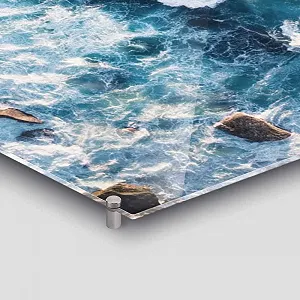 Картина на акриловому склі artboxONE Nature Stage on the Beach in Domburg 120 x 80 см synthetic.ua - Фото 1