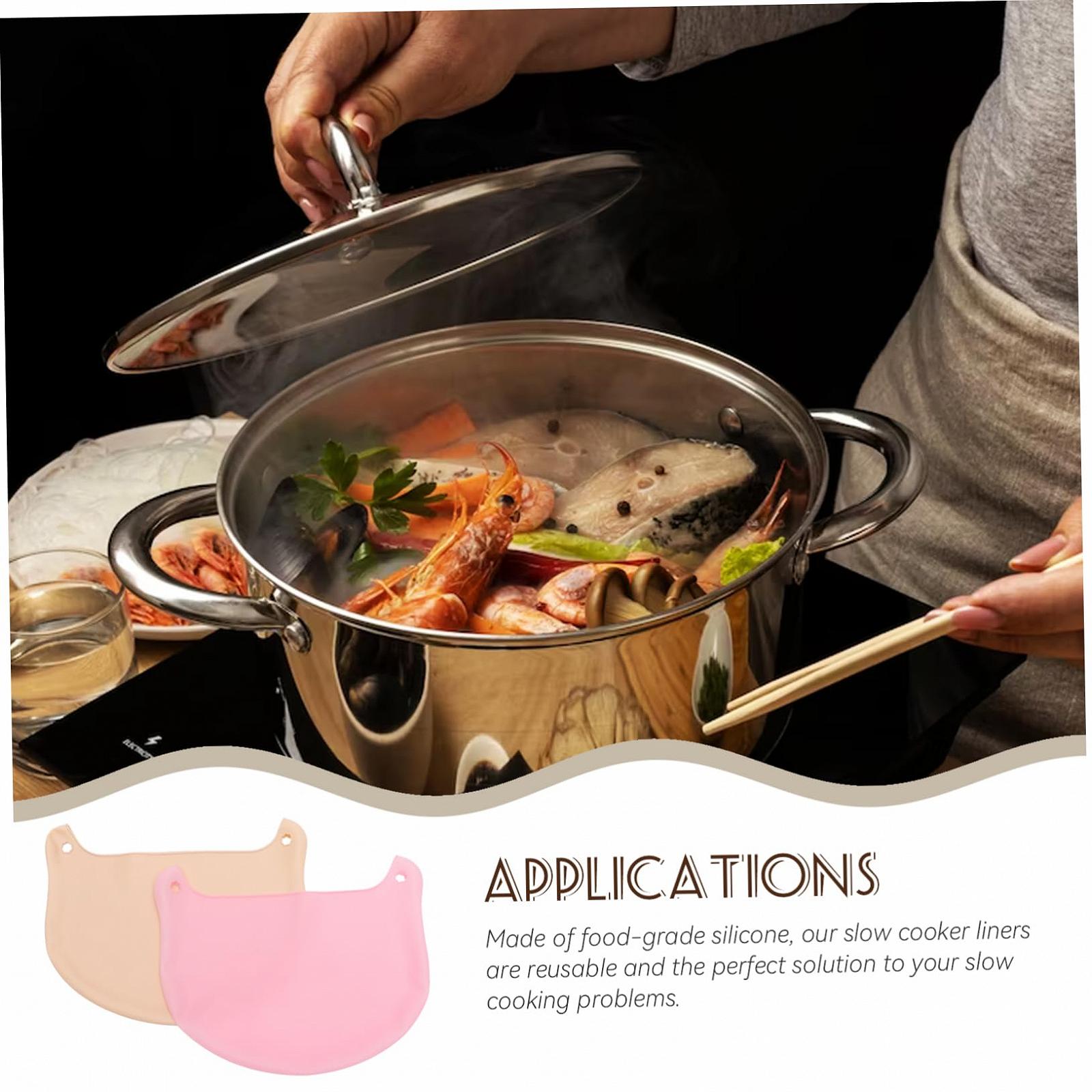 Силіконові вставки ABOOFAN 2 x Повільноварка Жаростійкі, фото №2