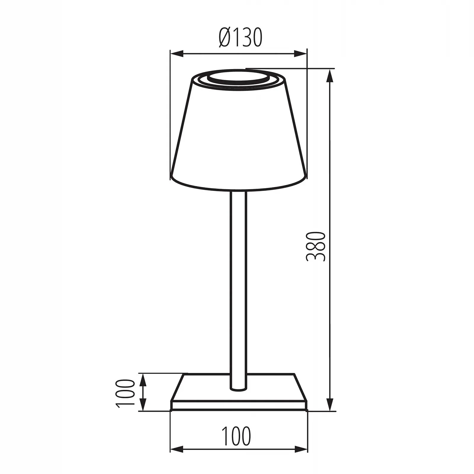 Настільна лампа LightLogic LL TOBR CCT+RGB B 66295 акумуляторна LED USB IP44 чорна, фото №2