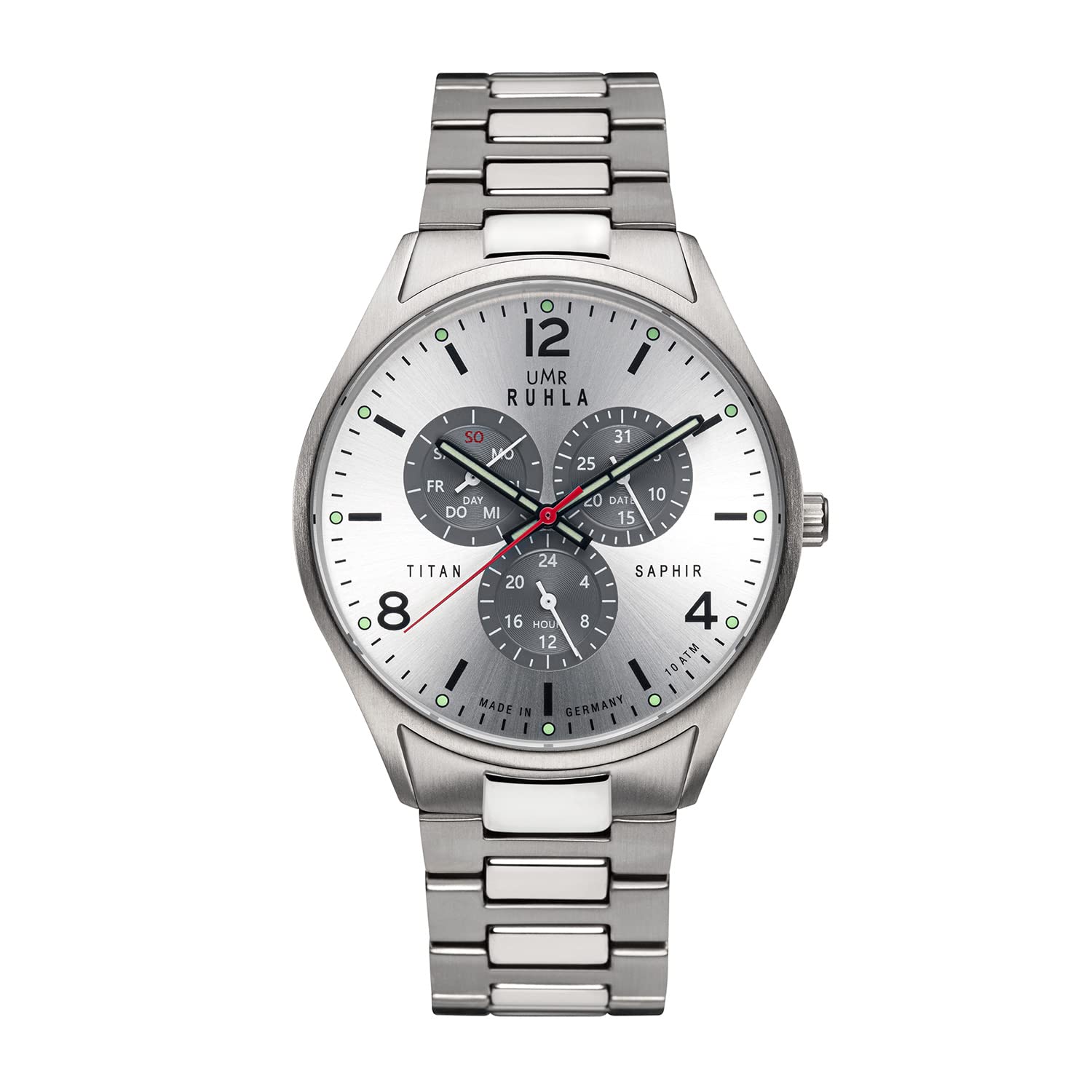 Чоловічий годинник UMR RUHLA Classic 30499 Кварцовий Титан 10 Бар, Браслет, фото №1