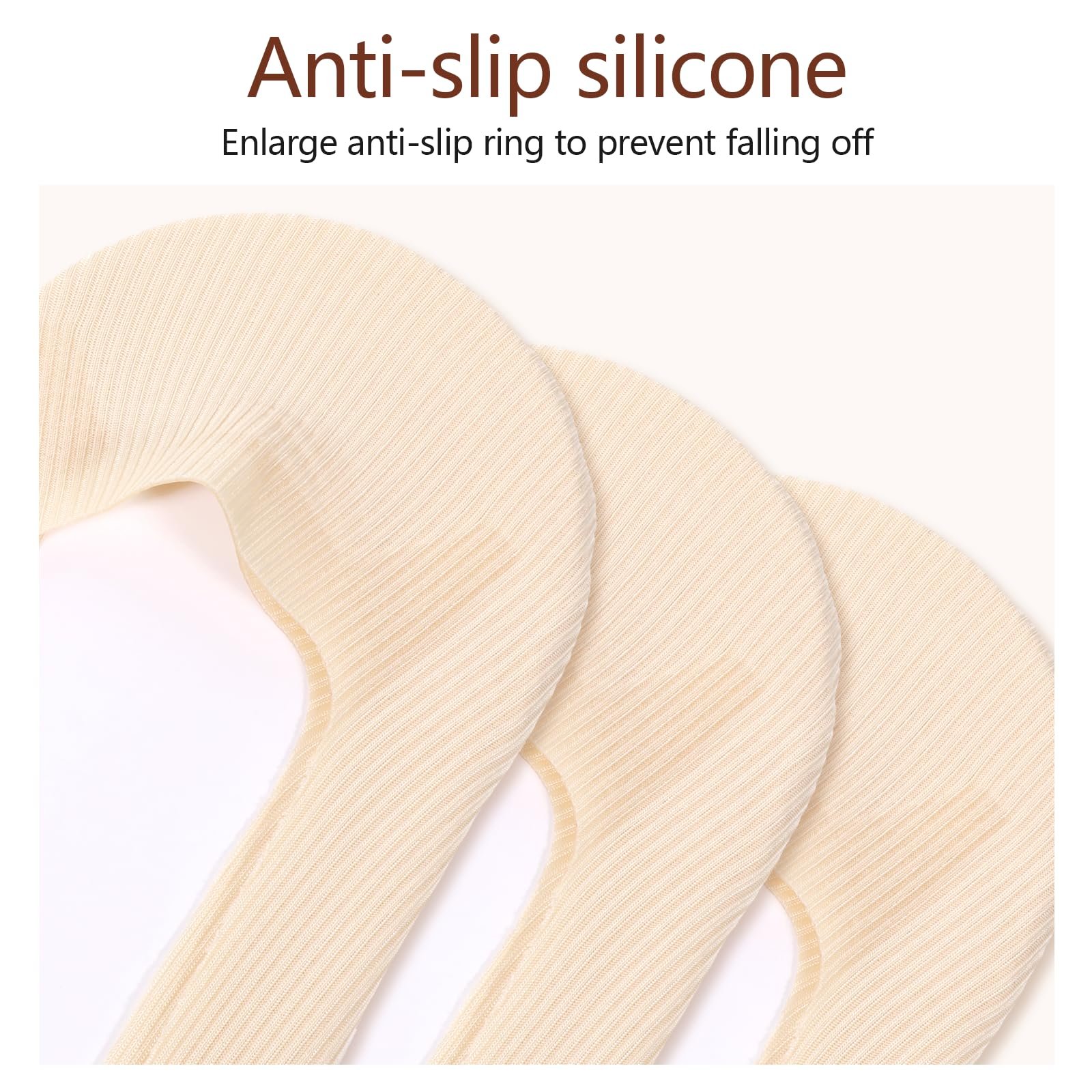 6 пар женских носков-подследников, ультра низкие дышащие спортивные носки, полуноски, спортивные носки с нескользящими стельками, невидимые носки для балеток, фото №3