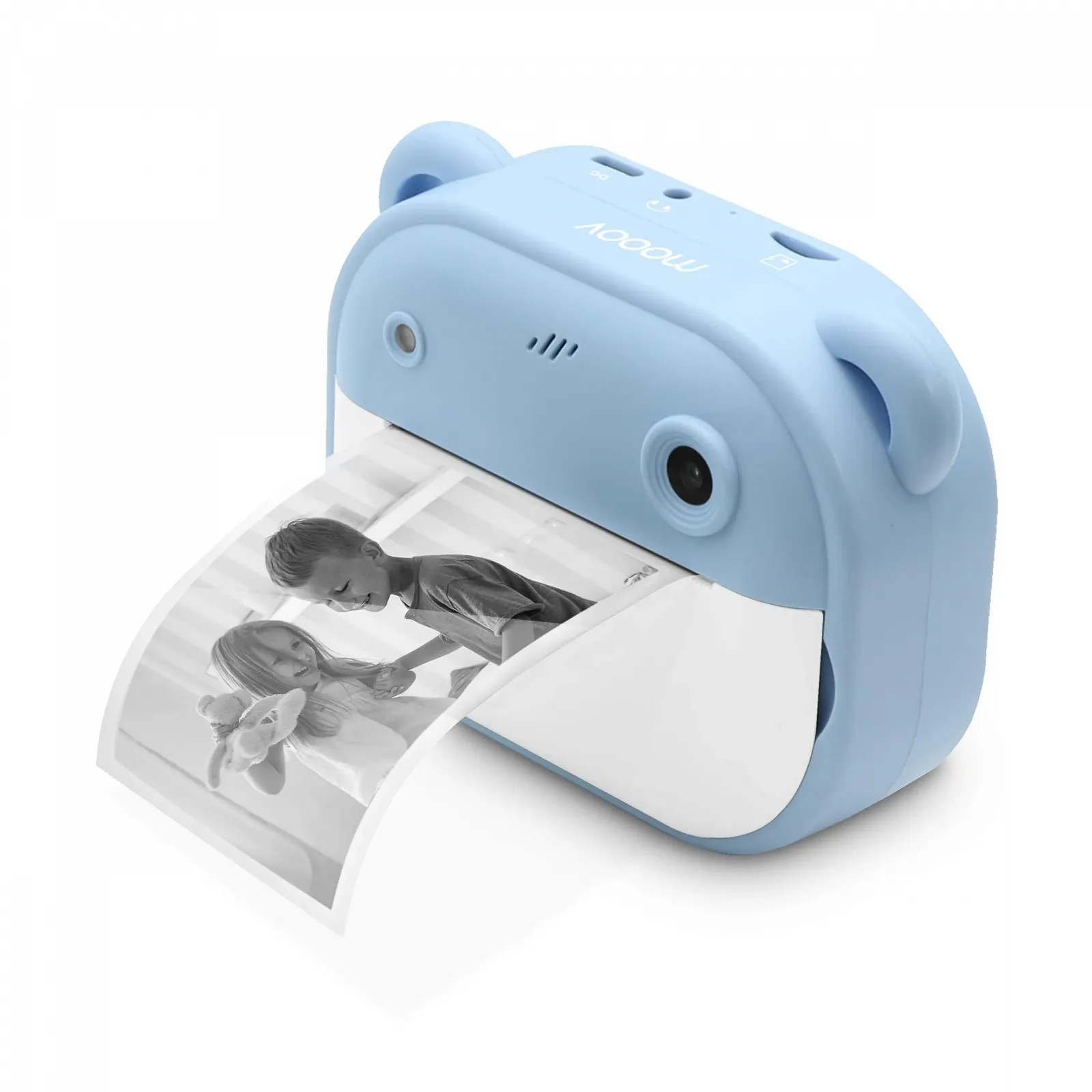 Фотоаппарат мгновенной печати MOOOV 477522 детский Голубой, фото №5