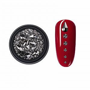 Стрази для нігтів своїми руками Стрази Плоска задня глазур з коробкою для зберігання Футбол - Фото 1