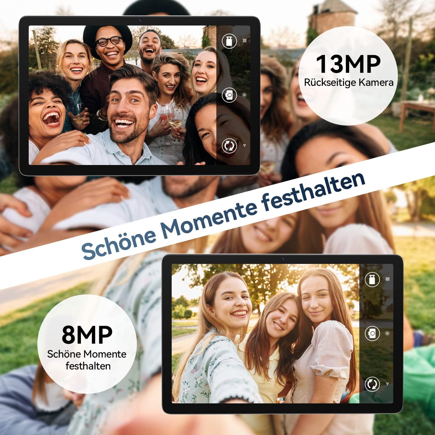 Планшет 10.1" Feonal K110 4+4/128Gb 8 ядер Android 12 7000 mAh Блакитний, фото №5