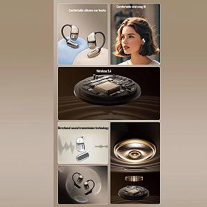 Навушники для перекладу в реальному часі, 80 мов, 4 режими, на кліпсі synthetic.ua - Фото 1