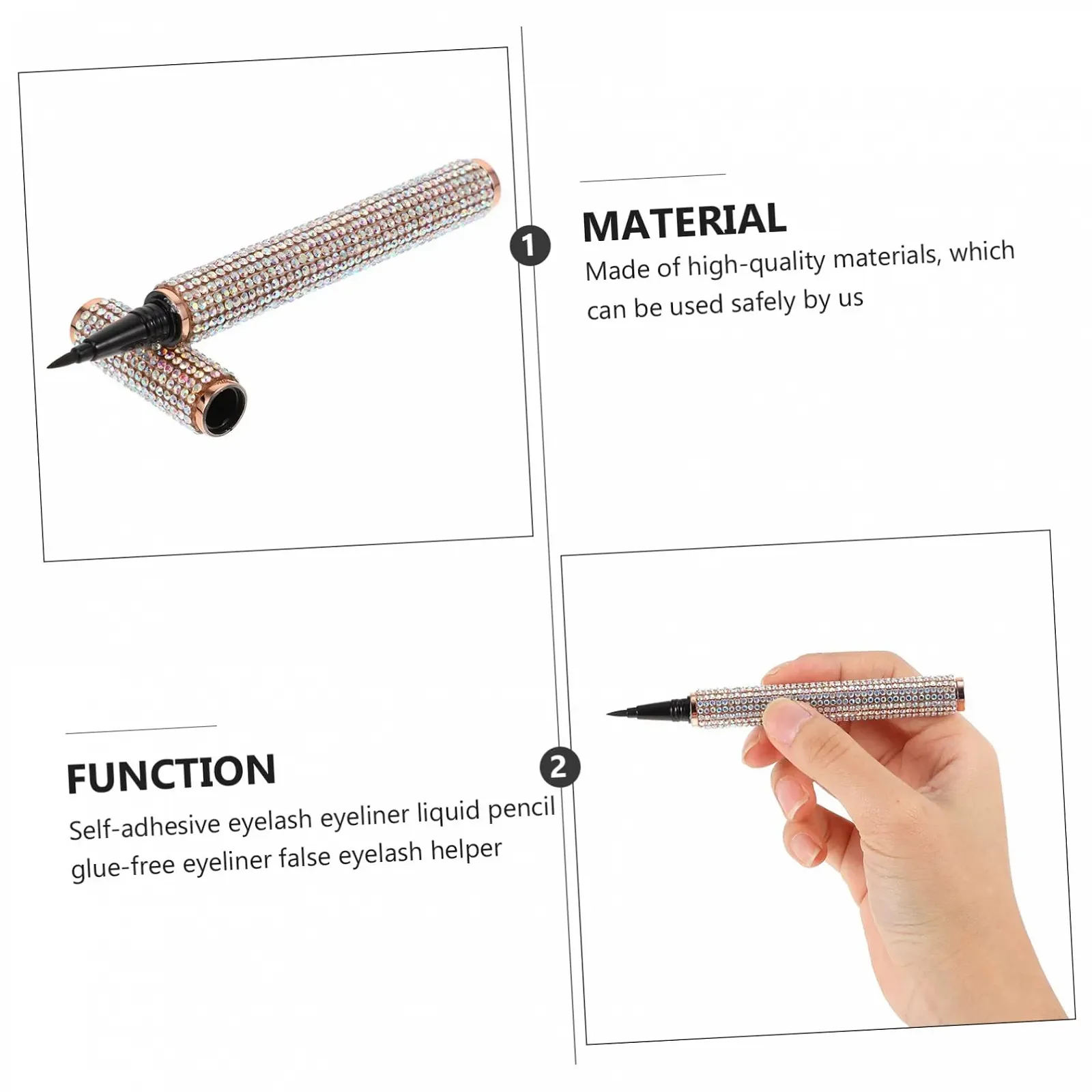 Підводка для очей NOLITOY 1 x Магнітна, фото №4 Підводка для очей NOLITOY 1 x Магнітна, фото №4