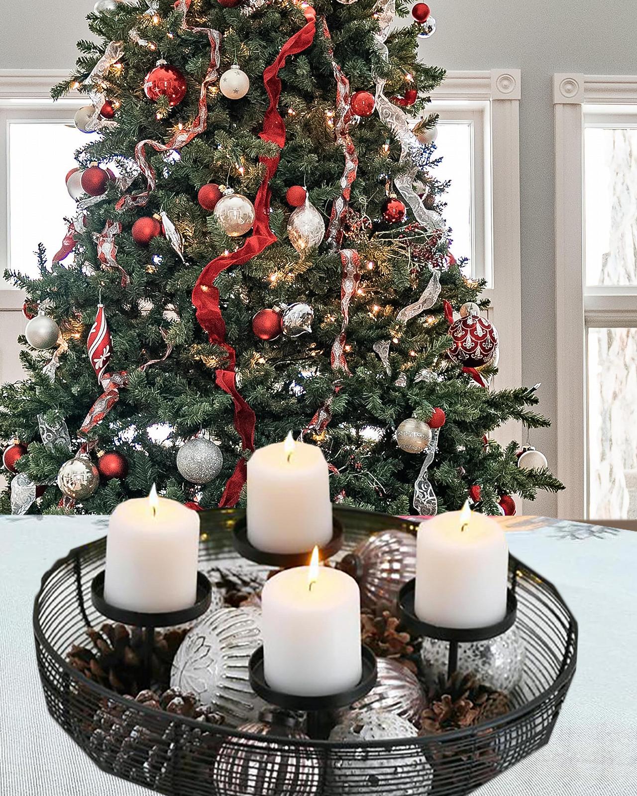 Вінок KAMACA Сучасний Метал 37 x 37 x 10 см Чорний, фото №2