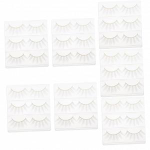 Накладные ресницы Miss Химическое Волокно Белые 42 упаковка - Фото 1