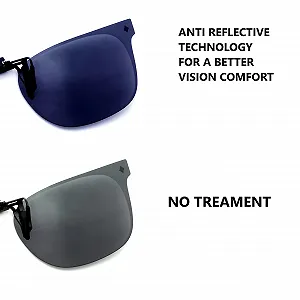 Поляризованные очки-накладки CREYESTAL, клипса для солнцезащитных очков, подъемные и сверхлегкие, мужские, женские, 100% UV400 synthetic.ua - Фото 1