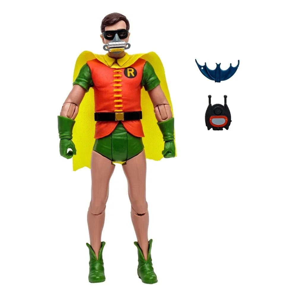 Ігрова фігурка McFarlane Toys DC Retro Batman 66 Robin with Oxygen Mask 15 см, фото №3