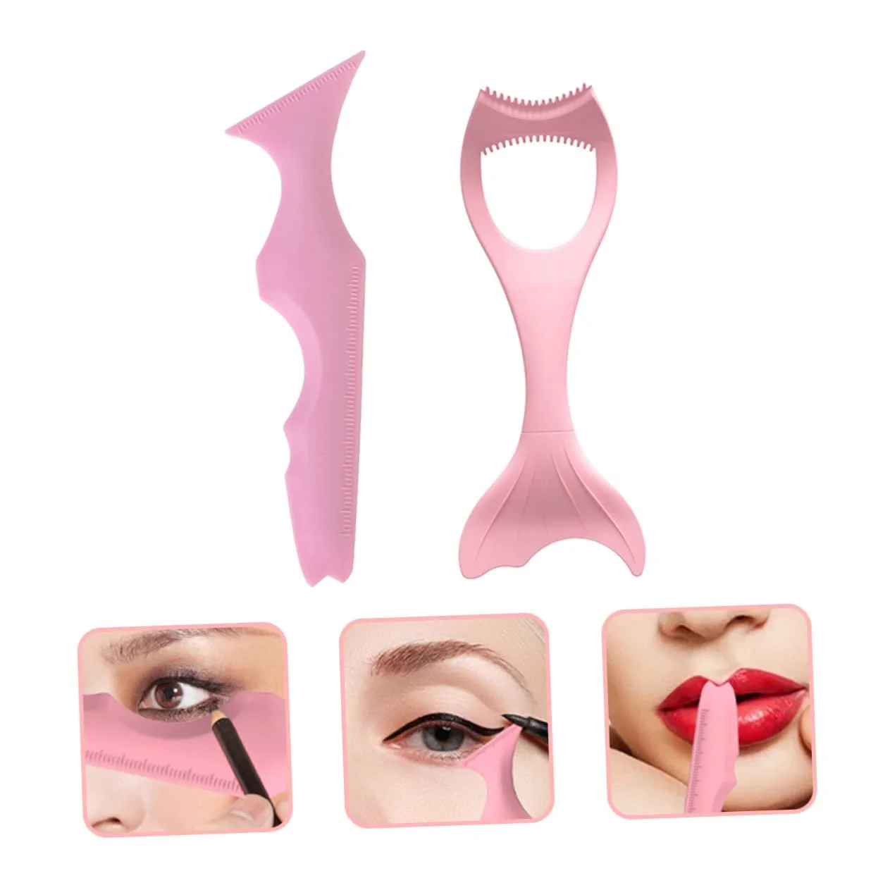 Силіконова форма для губної помади, трафарети для олівців для брів, фото №2