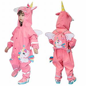 Дитячий дощовий пончо Hovkib для малюків, дощовики для хлопчиків і дівчаток - Фото 1