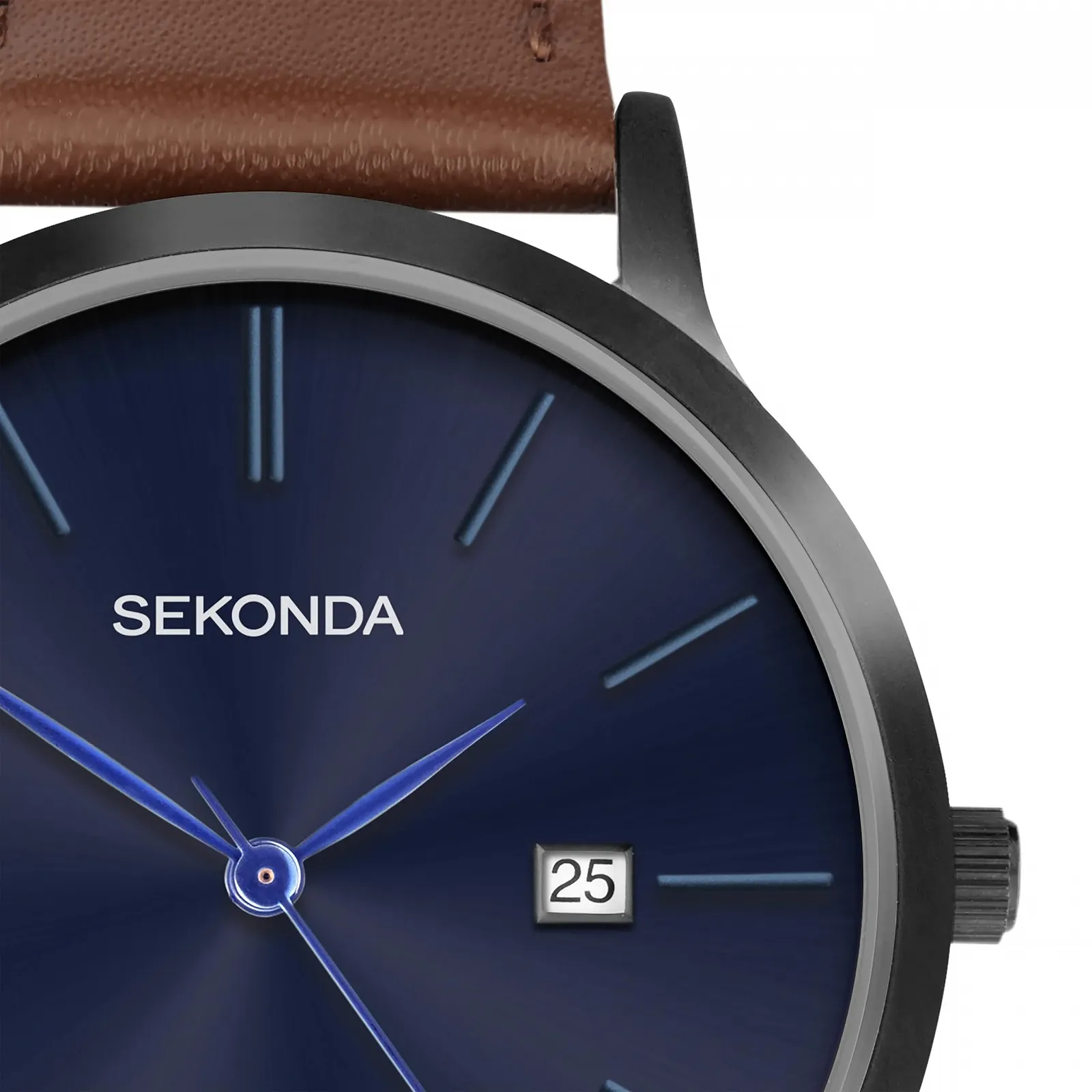 Чоловічий Кварцовий Годинник Sekonda Bergen з аналоговою індикацією дати та шкіряним ремінцем, 39 мм, фото №2 Чоловічий Кварцовий Годинник Sekonda Bergen з аналоговою індикацією дати та шкіряним ремінцем, 39 мм, фото №2