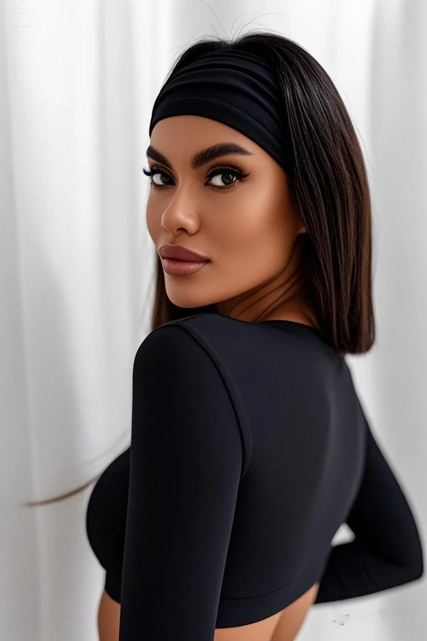 Пов'язка Еластична Широка для Волосся Banda Nero, фото №5