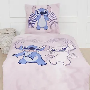 Постельное белье Stitch Фланель Хлопок 135 x 200 см, 80 x 80 см synthetic.ua - Фото 1