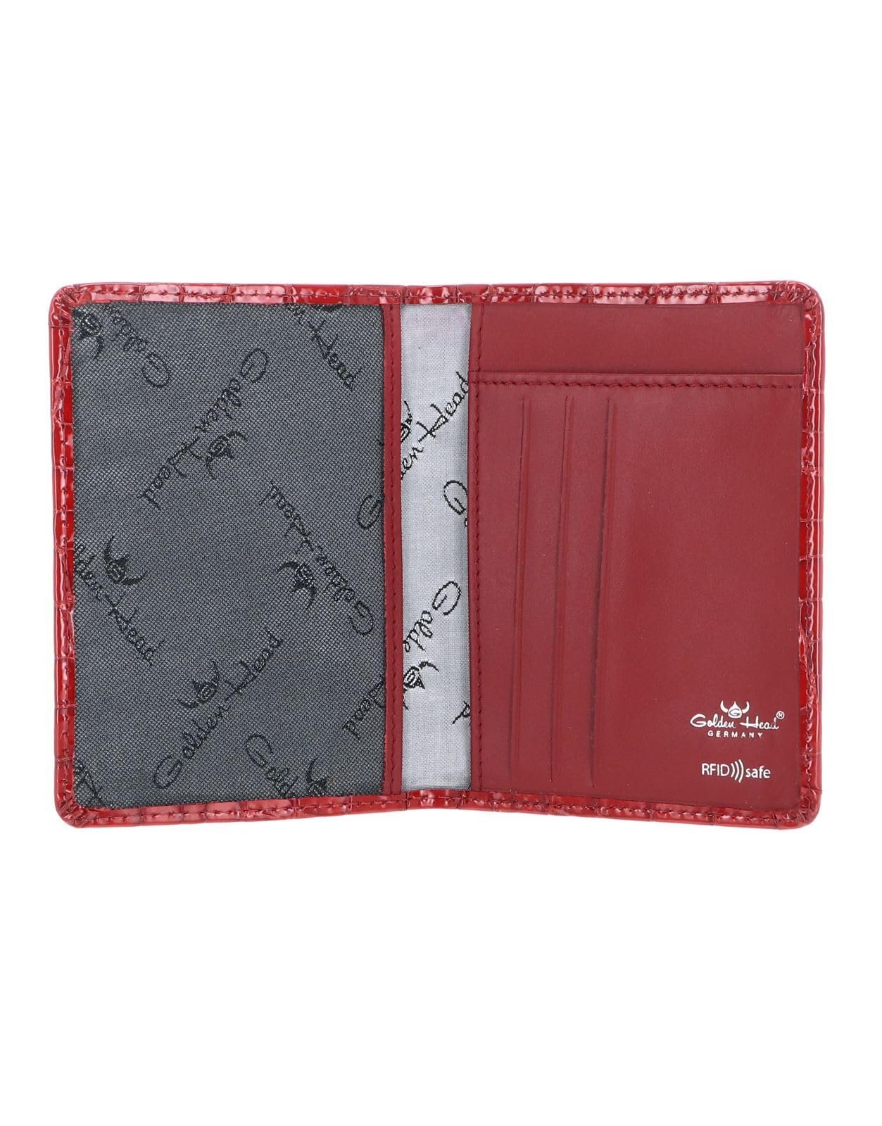 Кошелек для документов Golden Head Cayenne RFID Protect Cherry, вишневый, Classic, фото №2