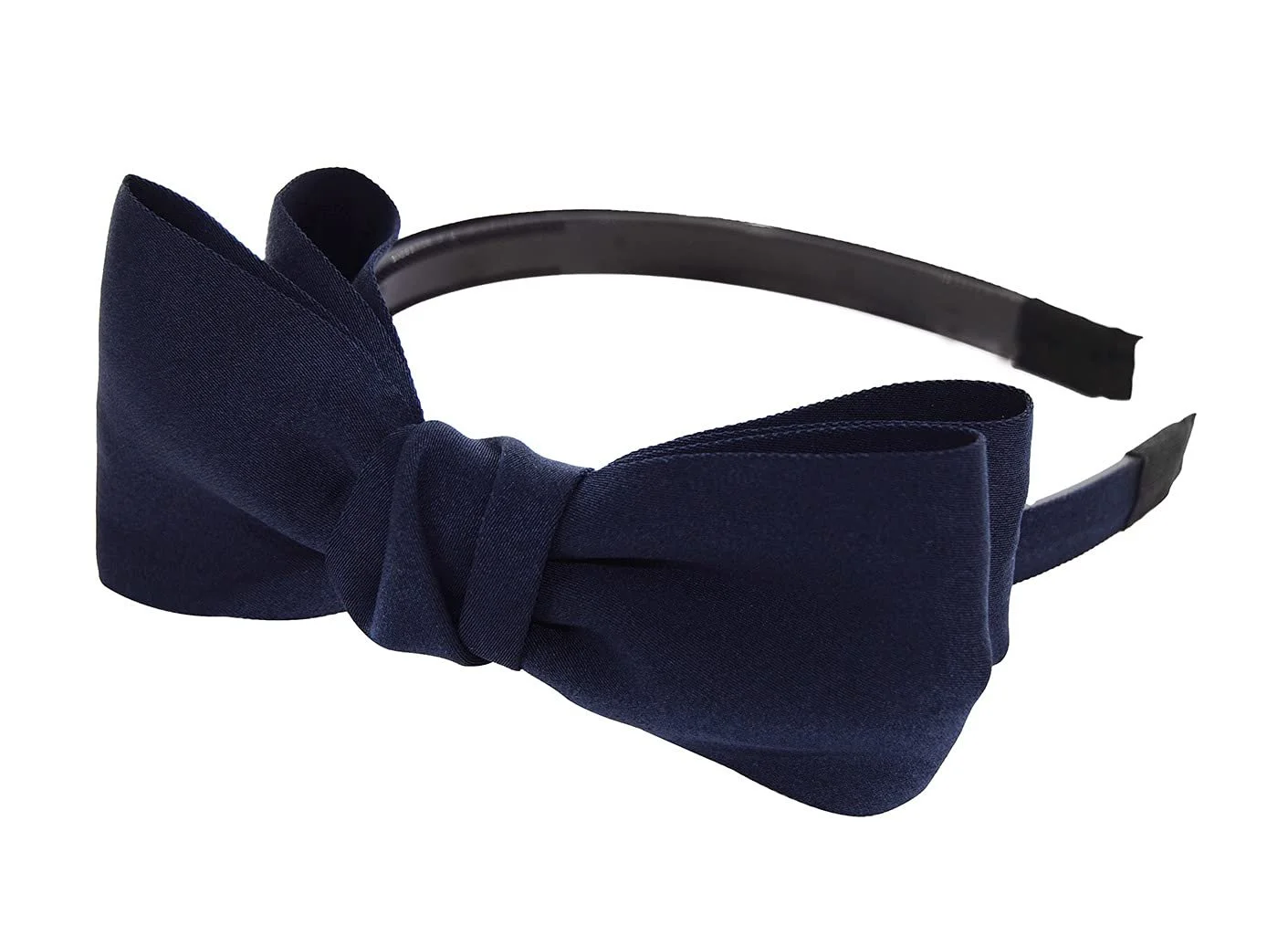 Обруч Axy HRS3 з великим бантом 14 см x 7 см Чорний Синій, фото №2