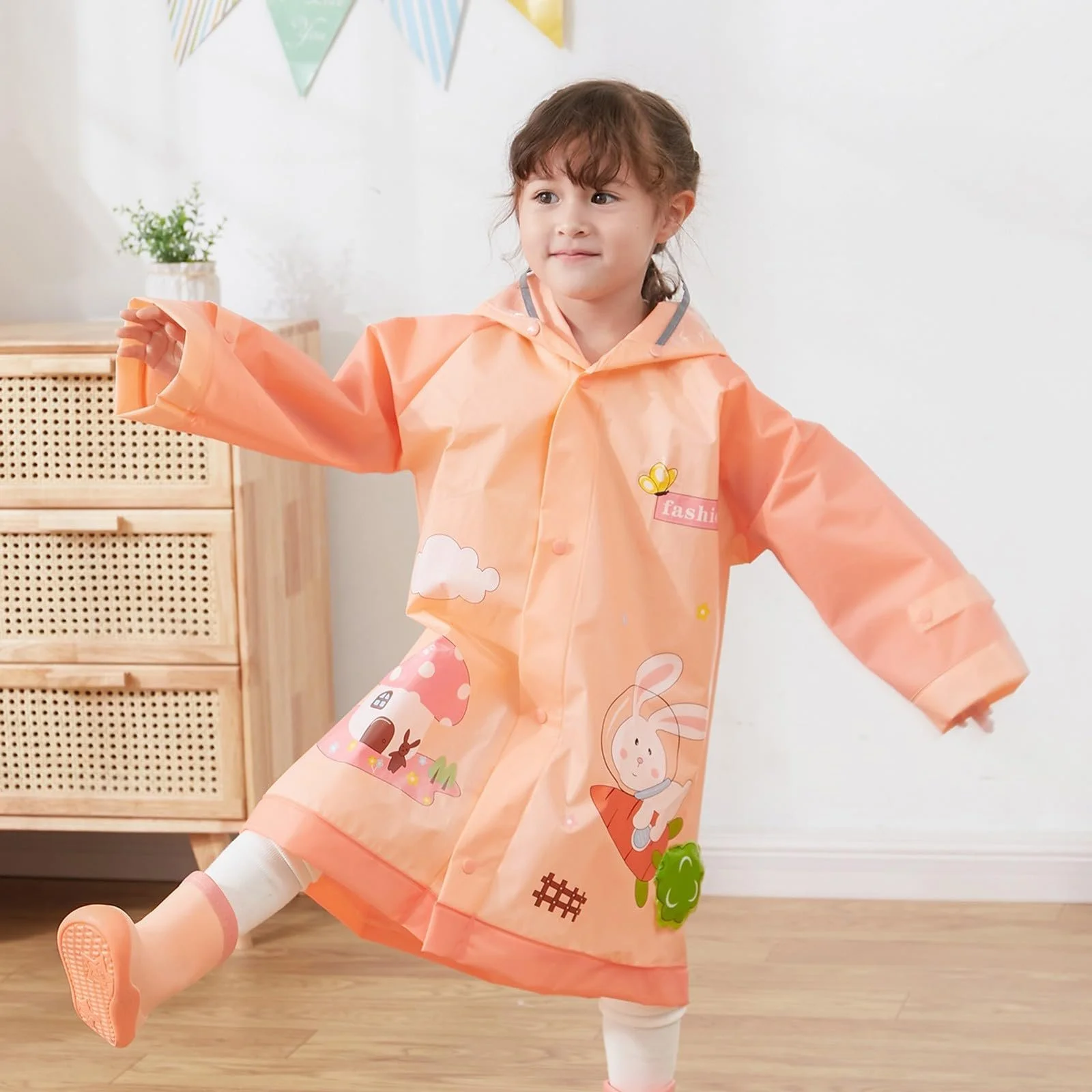 Дитячий дощовий плащ-пончо EQWIGKEIT, фото №6