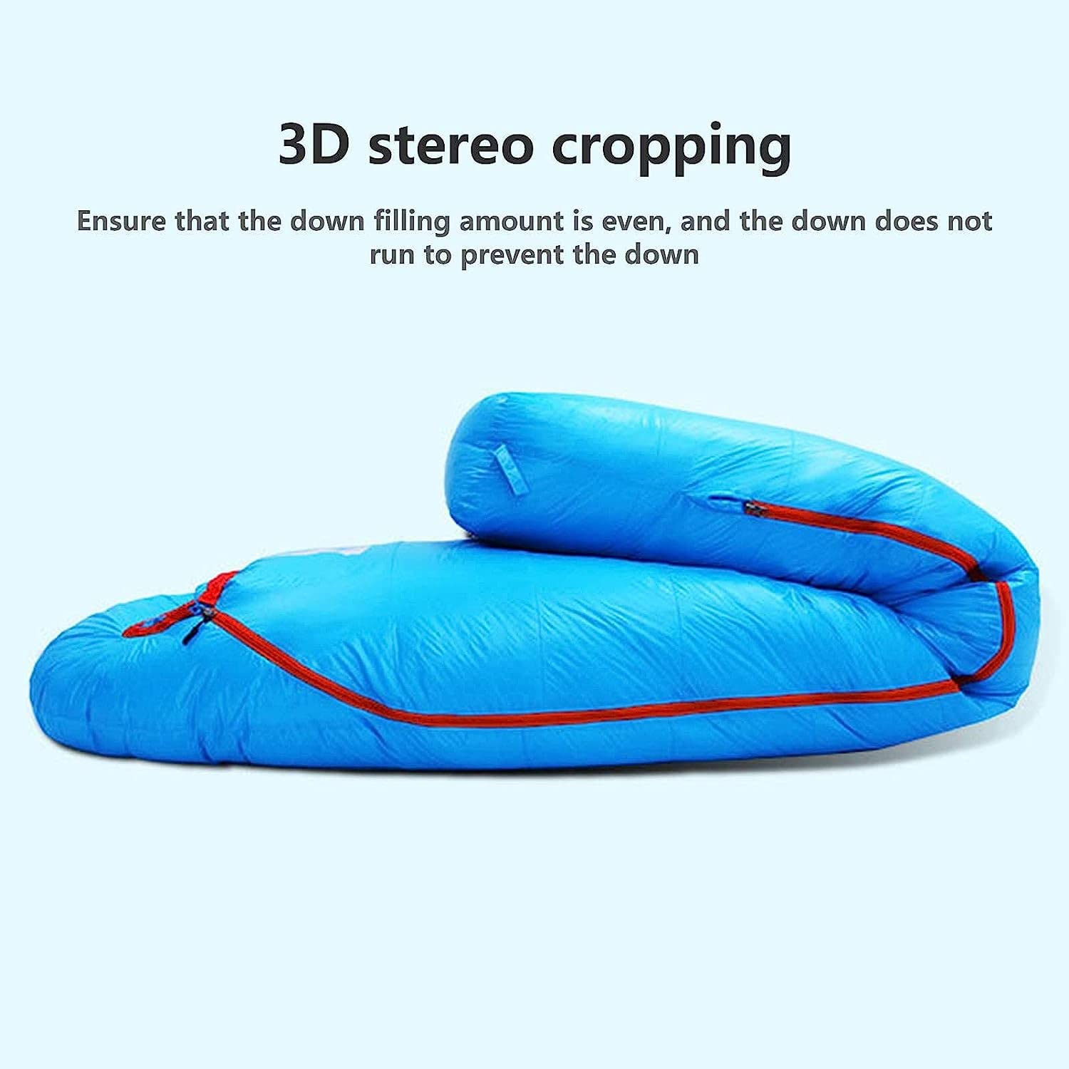 Спальний мішок MYVVKIA Waterproof Stitched Теплий Duck Down, фото №2