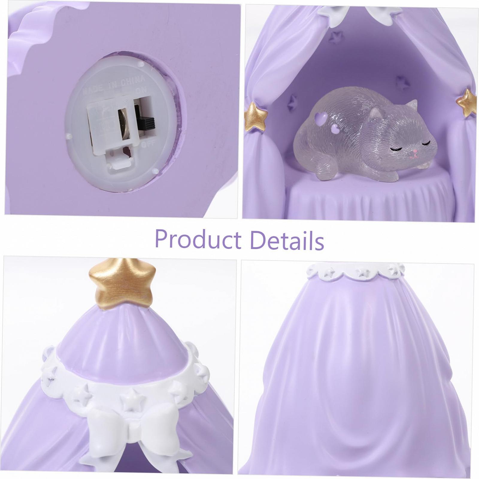 Лампа HOMSFOU Night Light нічна кішка, фото №2