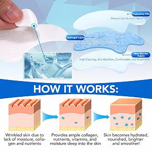 Пластыри для лба против морщин 32 шт. С алоэ, коллагеном, витамином Е synthetic.ua - Фото 1