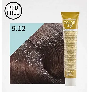 Фарба Design Look Lux 9.12 Світлий Блондин Попелясто-Фіолетовий, 100 мл synthetic.ua - Фото 1