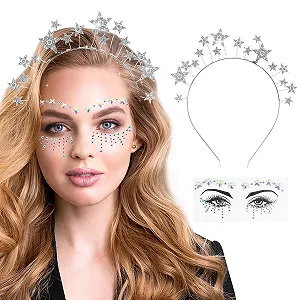 Обруч для волосся Зірка Сріблястий - Фото 1