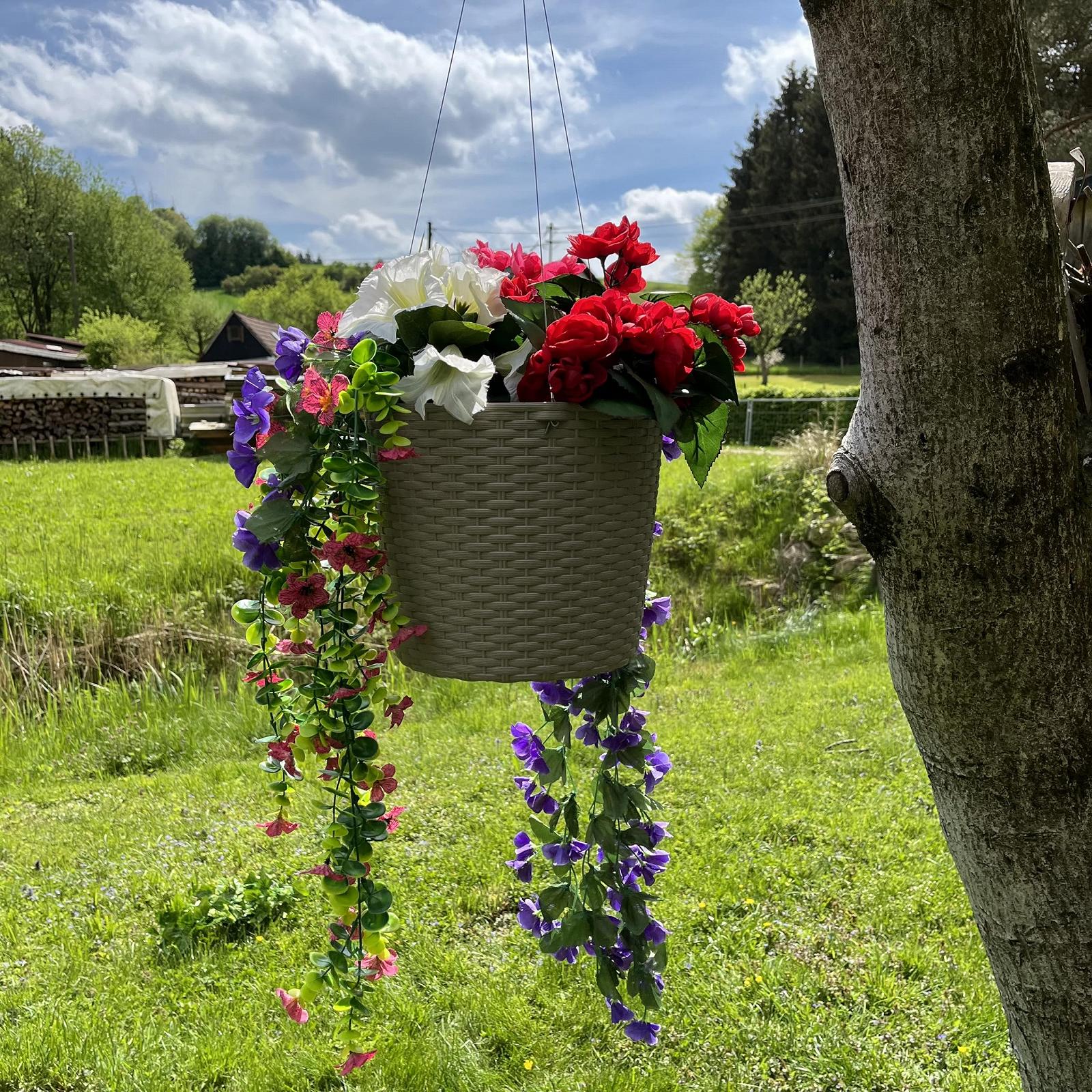 Підвісний кошик Rato Пластик Стійкий до погодних умов Мокко, фото №4