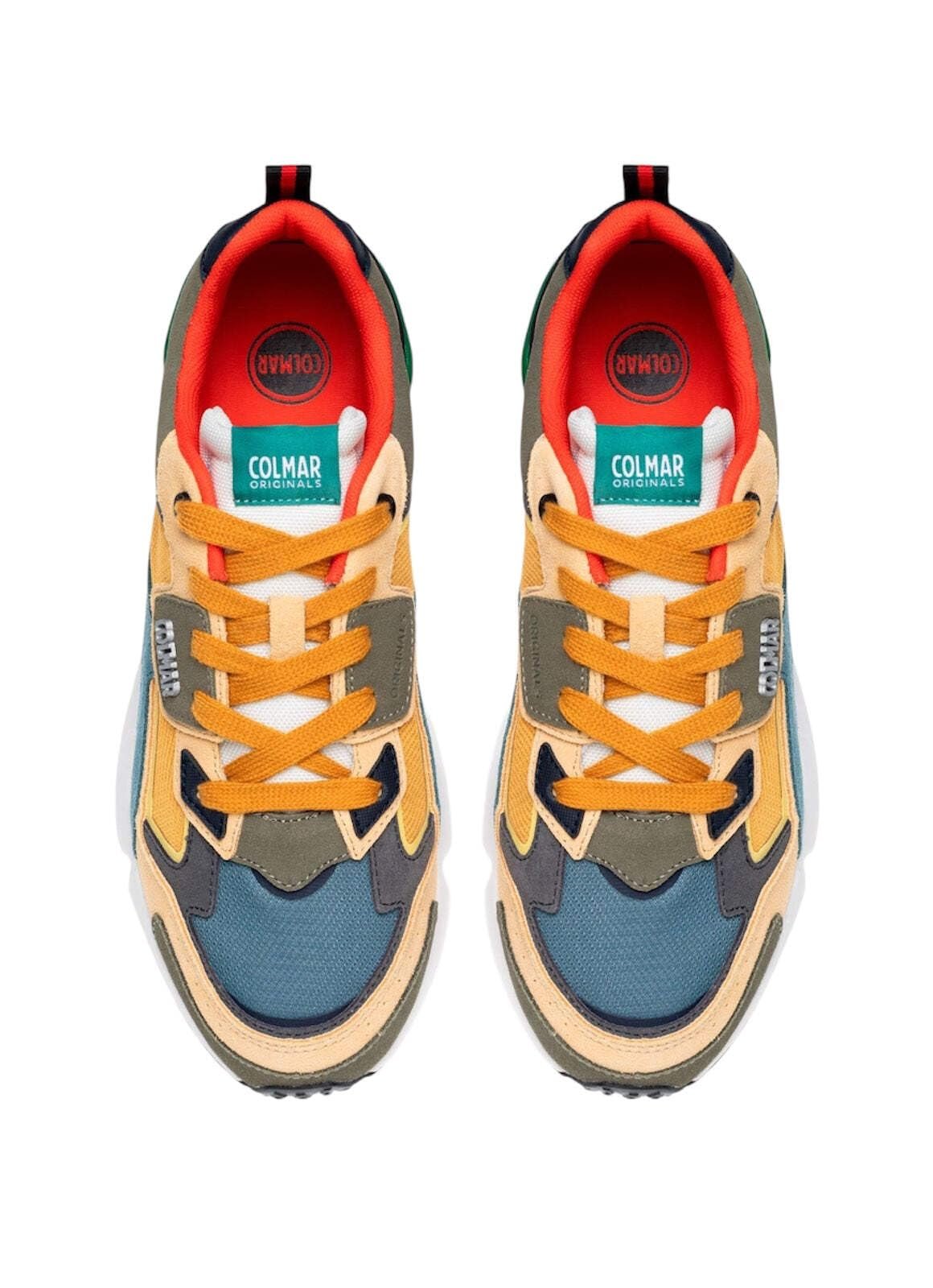 Чоловічі Кросівки COLMAR Garner Zoom 082 Багатобарвний Жовтий, Синій, Зелений, фото №4