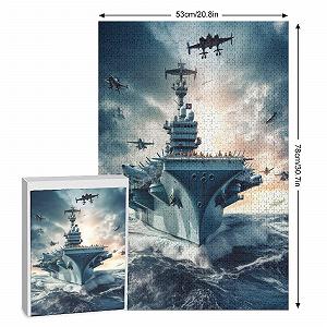 Пазл Дерев'яний Aeroplane Carrier 1000 елементів 78 x 53 см synthetic.ua - Фото 1