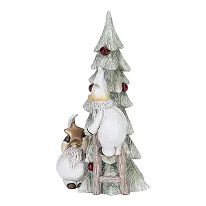 Купить Рождественский гном Nääsgränsgården Ruth Vetter Санта Svante и Dante, высота 15,5 см, с елкой - Фото 1 Рождественский гном Nääsgränsgården Ruth Vetter Санта Svante и Dante, высота 15,5 см, с елкой - Фото 1