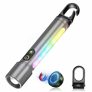 Купить Фонарь LED Перезаряжаемый 500 000 Люмен, 9 Режимов LED Фонарь Чрезвычайно Яркий XHP90.2 Зуммируемый и IPX7 Водонепроницаемый, Прочные Фонари для Кемпинга, Походов, Чрезвычайных Ситуаций Серебряный - Фото 1 Фонарь LED Перезаряжаемый 500 000 Люмен, 9 Режимов LED Фонарь Чрезвычайно Яркий XHP90.2 Зуммируемый и IPX7 Водонепроницаемый, Прочные Фонари для Кемпинга, Походов, Чрезвычайных Ситуаций Серебряный - Фото 1