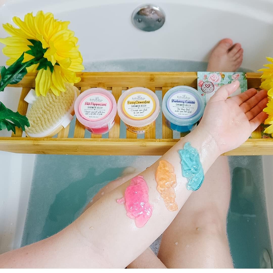 Желе для душу Bella & Bear Tutti Frutti для дівчат та підлітків, набір з 3 шт. (3 x 85 г), фото №2