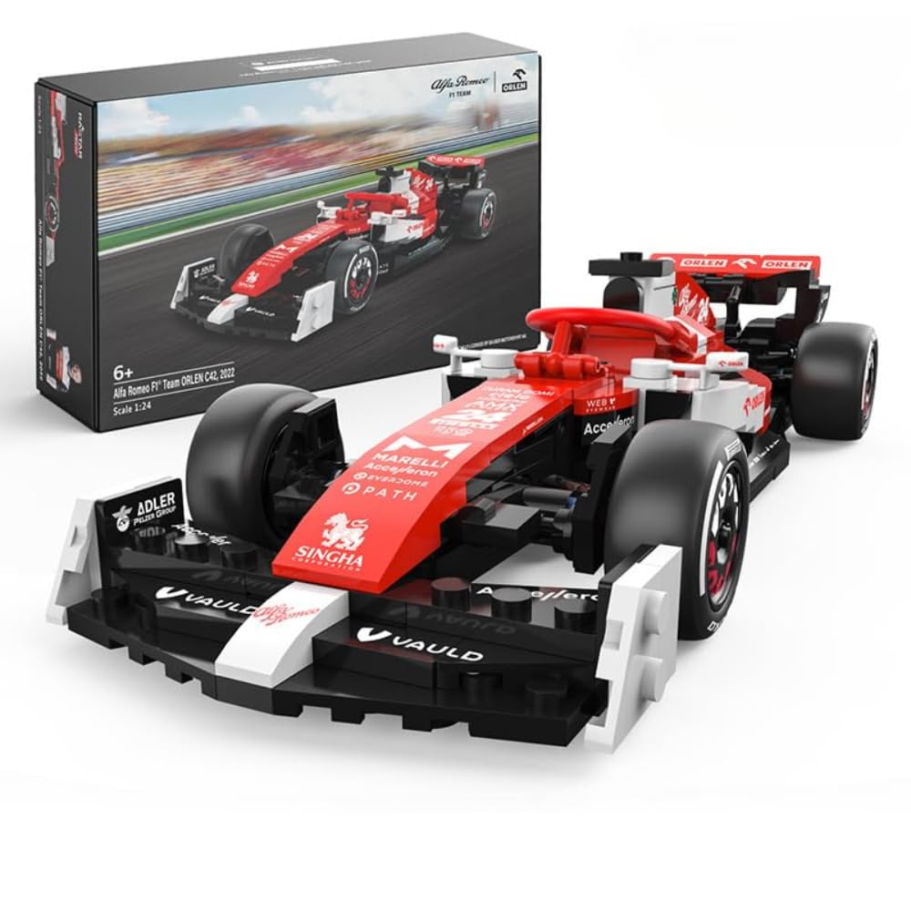 Конструктор CIJINAY Technik Спортивна Машина Модельний Набір для 2022 Alfa Romeo F1 C42 340 Блоків, фото №1 Конструктор CIJINAY Technik Спортивна Машина Модельний Набір для 2022 Alfa Romeo F1 C42 340 Блоків, фото №1