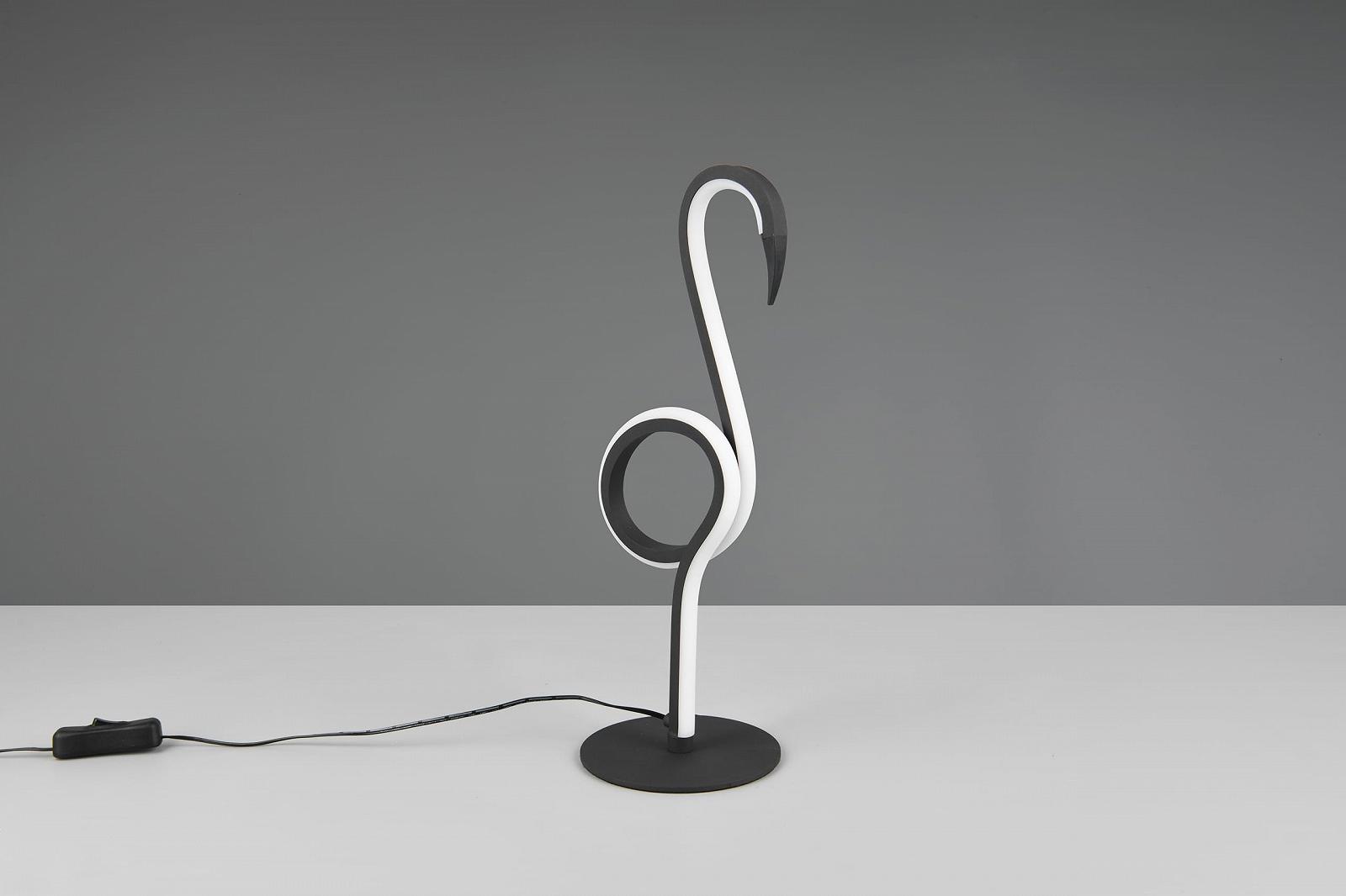 Настільна світлодіодна лампа Reality Leuchten Ingo R54581132 метал матовий чорний 6 Вт LED, фото №4