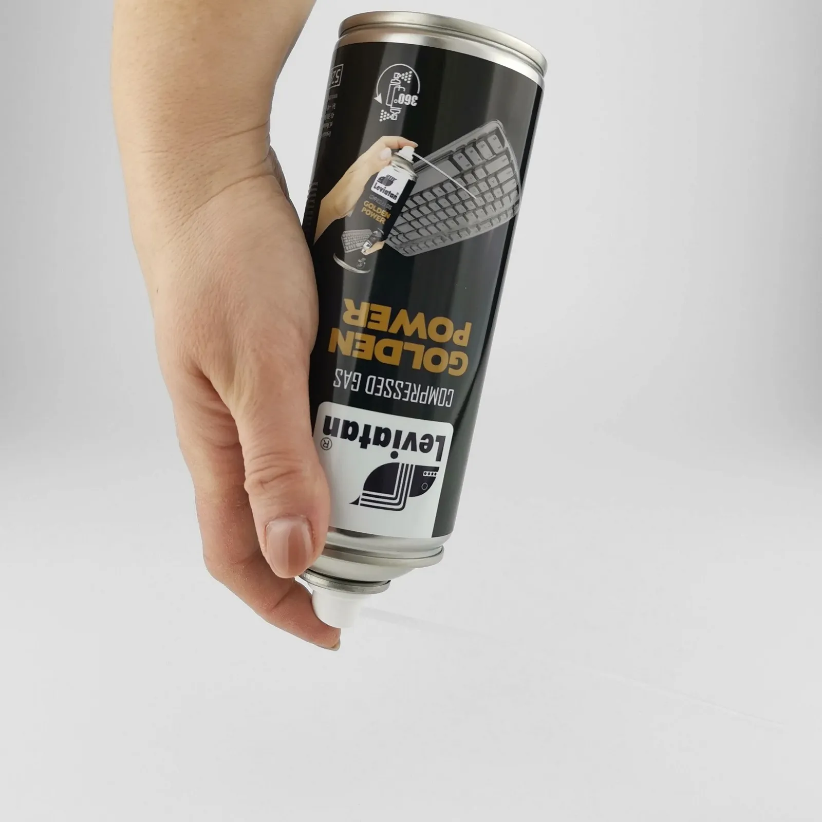 Спрей стисненого повітря Leviatan 360 Degree 200 мл Reversible, фото №3