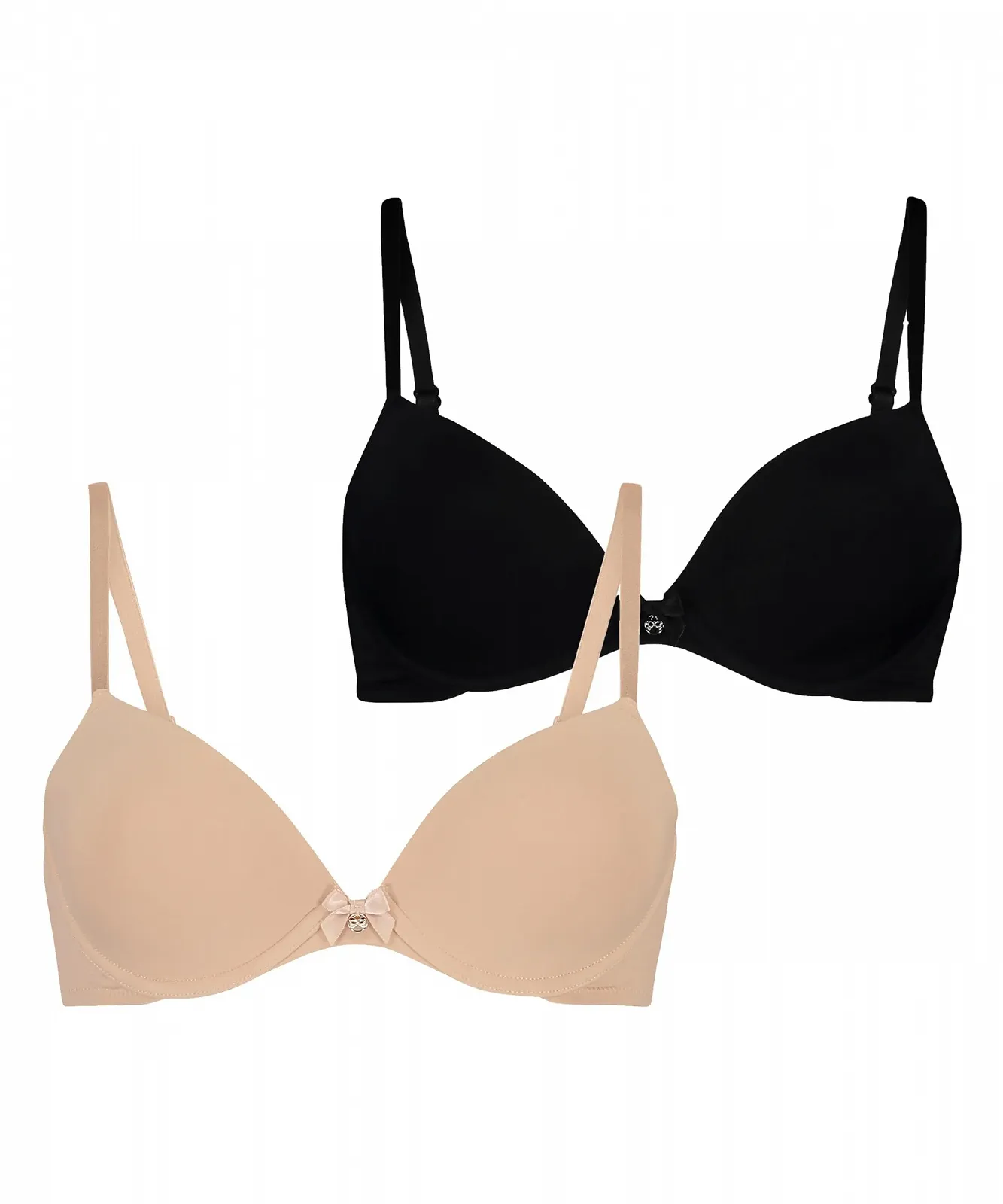 Бюстгальтер на кісточках Hunkemöller формована чашка Rugby Tan 36B 80B Набір з 2 шт., фото №1 Бюстгальтер на кісточках Hunkemöller формована чашка Rugby Tan 36B 80B Набір з 2 шт., фото №1