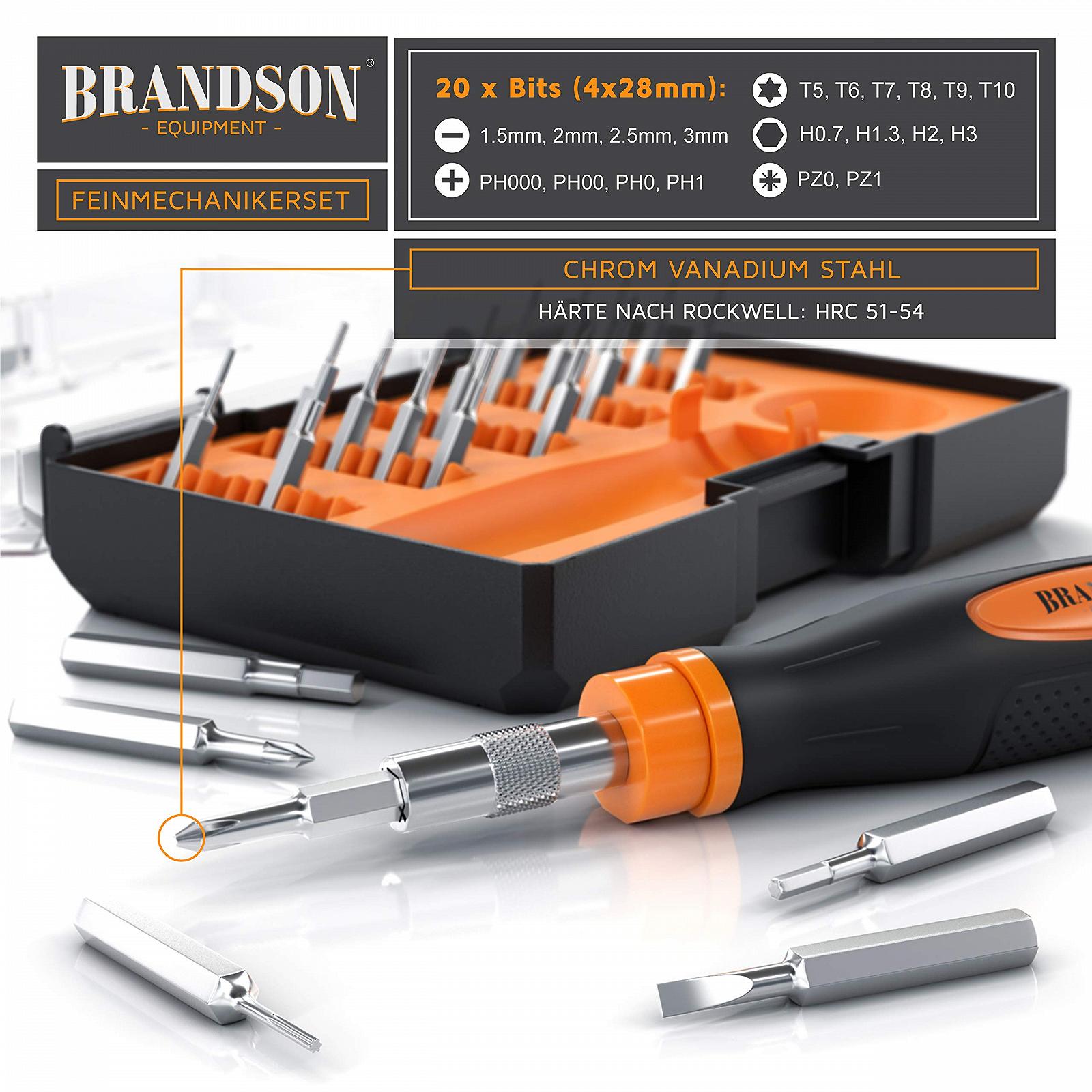 Набор отвёрток Brandson Precision, фото №4 Набор отвёрток Brandson Precision, фото №4