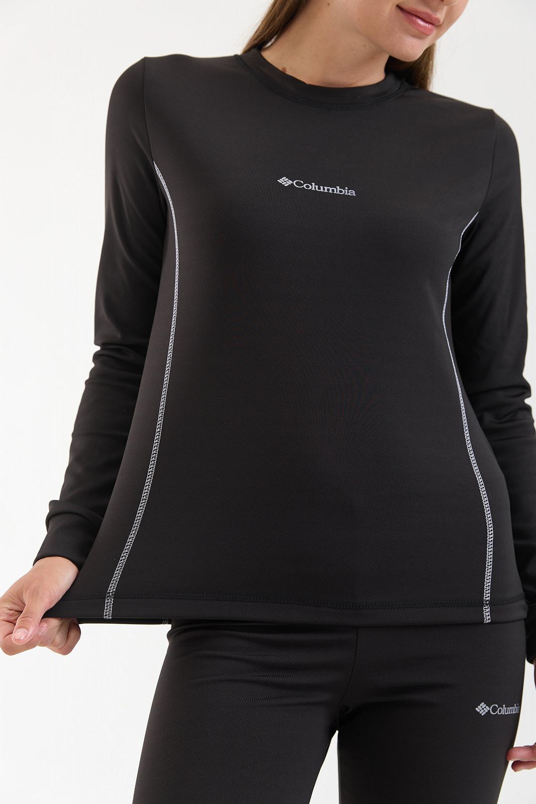 Термобілизна жіноча Columbia чорний комлпект зимовий на флісі Коламбія, фото №8