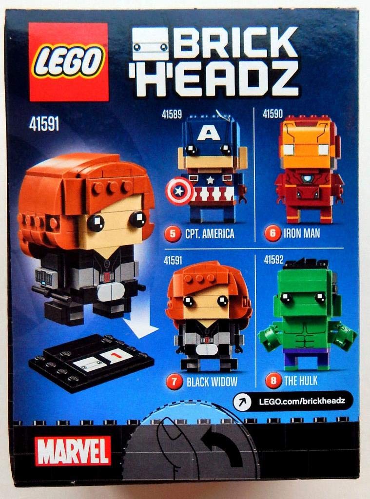 Конструктор LEGO BrickHeadz Black Widow 41591, фото №2