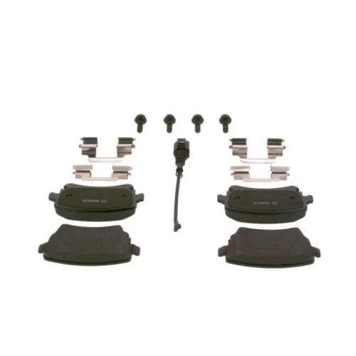 Комплект тормозных колодок, дисковый тормоз BOSCH 0 986 494 583 для AUDI SEAT SKODA VW, фото №3