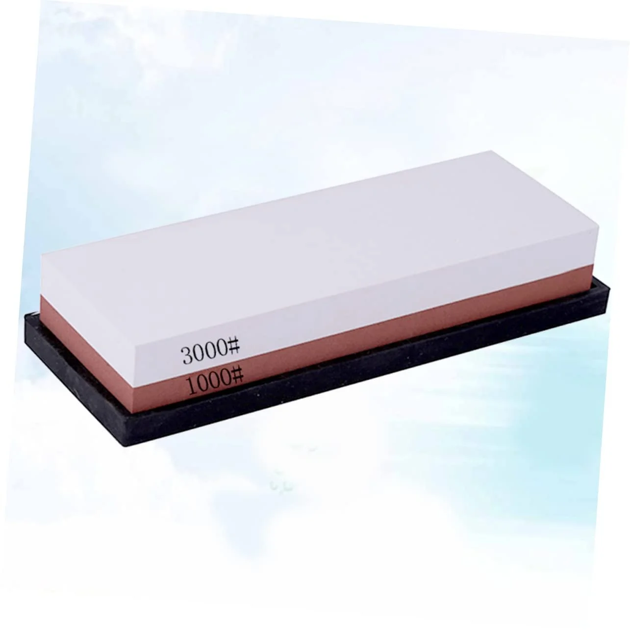 Точильний камінь Gadpiparty двосторонній з білого корунду для кухонних ножів, фото №4