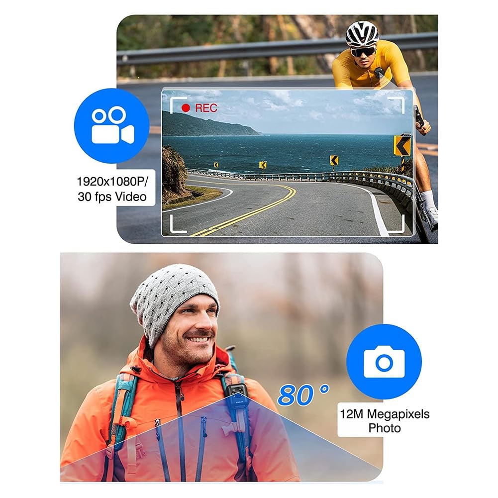 Екшн-камера Komdndht 1PC Body Worn 950mAh 5H Video Mini Sports, фото №7