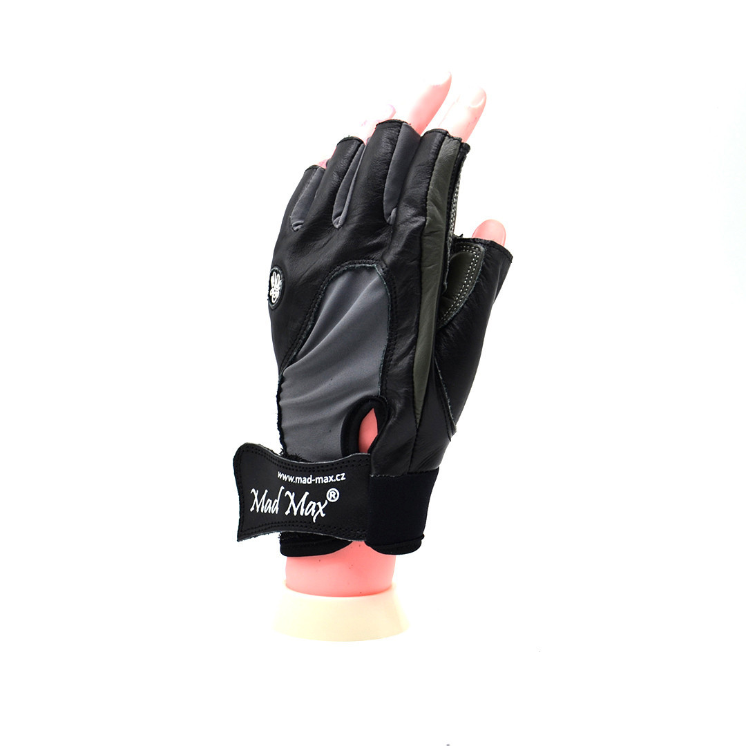Рукавички для фітнесу MadMax MFG-820 MTi82 Black/Cool grey XL, фото №3 Рукавички для фітнесу MadMax MFG-820 MTi82 Black/Cool grey XL, фото №3