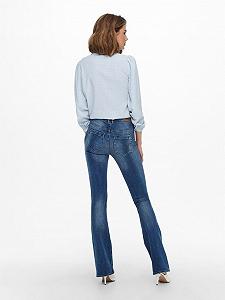 Джинси ONLPAOLA LIFE HW FLARED AZG0007 NOOS 15219219-Medium Blue Denim ONLY Синій  M synthetic.ua - Фото 1