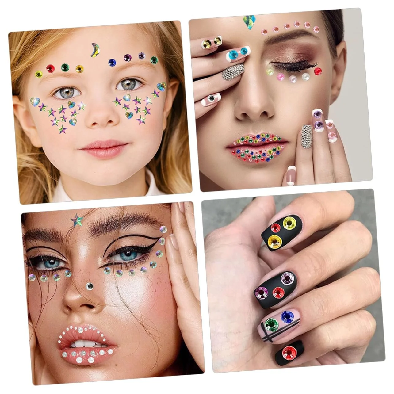 Стрази PLAFOPE 9 аркушів, блискучі, фото №2