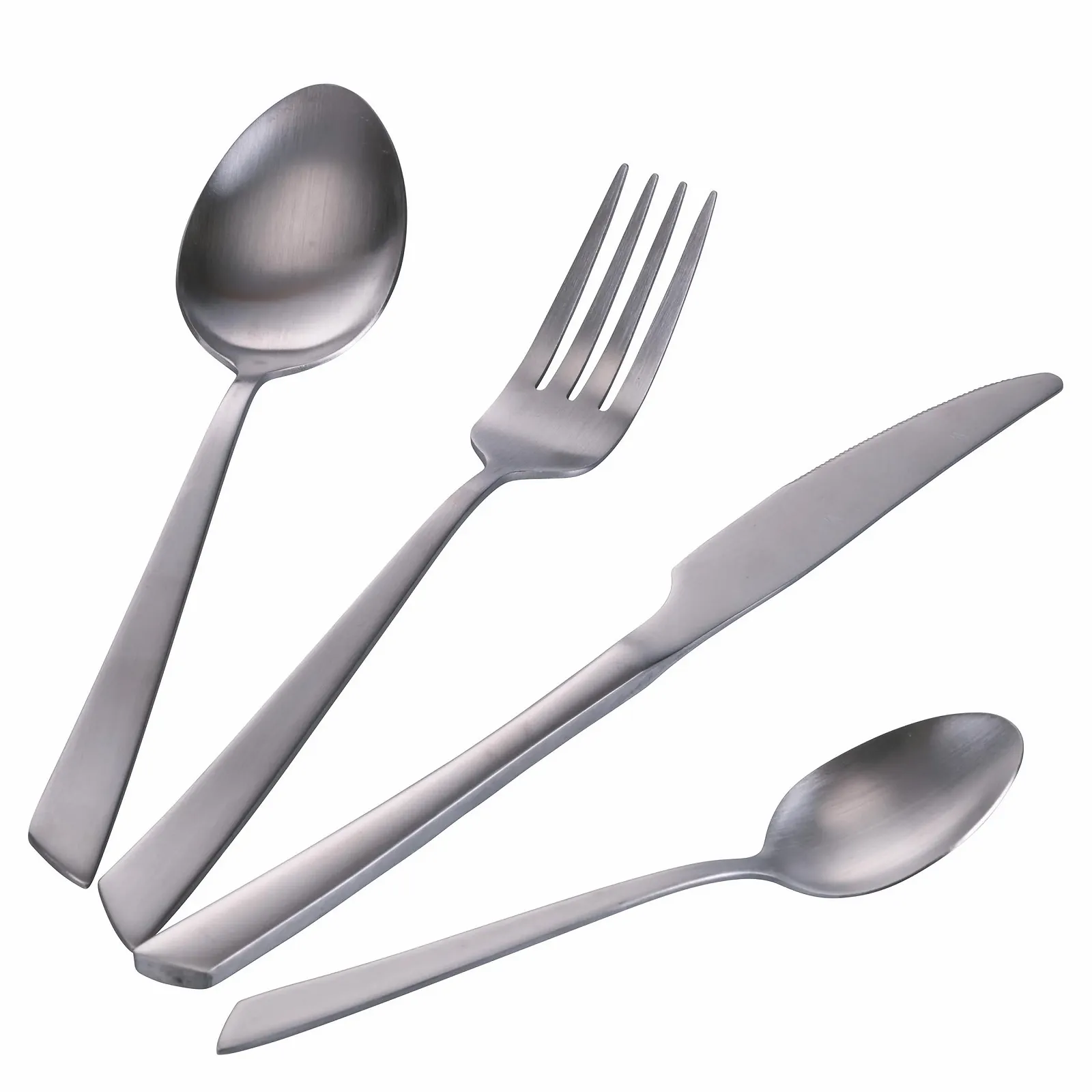 Набір столових приборів Villa d'Este Home Tivoli 24 предмети нержавіюча сталь поліроване срібло, фото №2