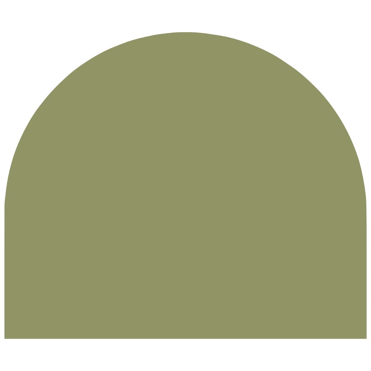Наклейка на стіну Mood Напівкругла Самоклейна L200 x H150 см Оливково-зелена, фото №5