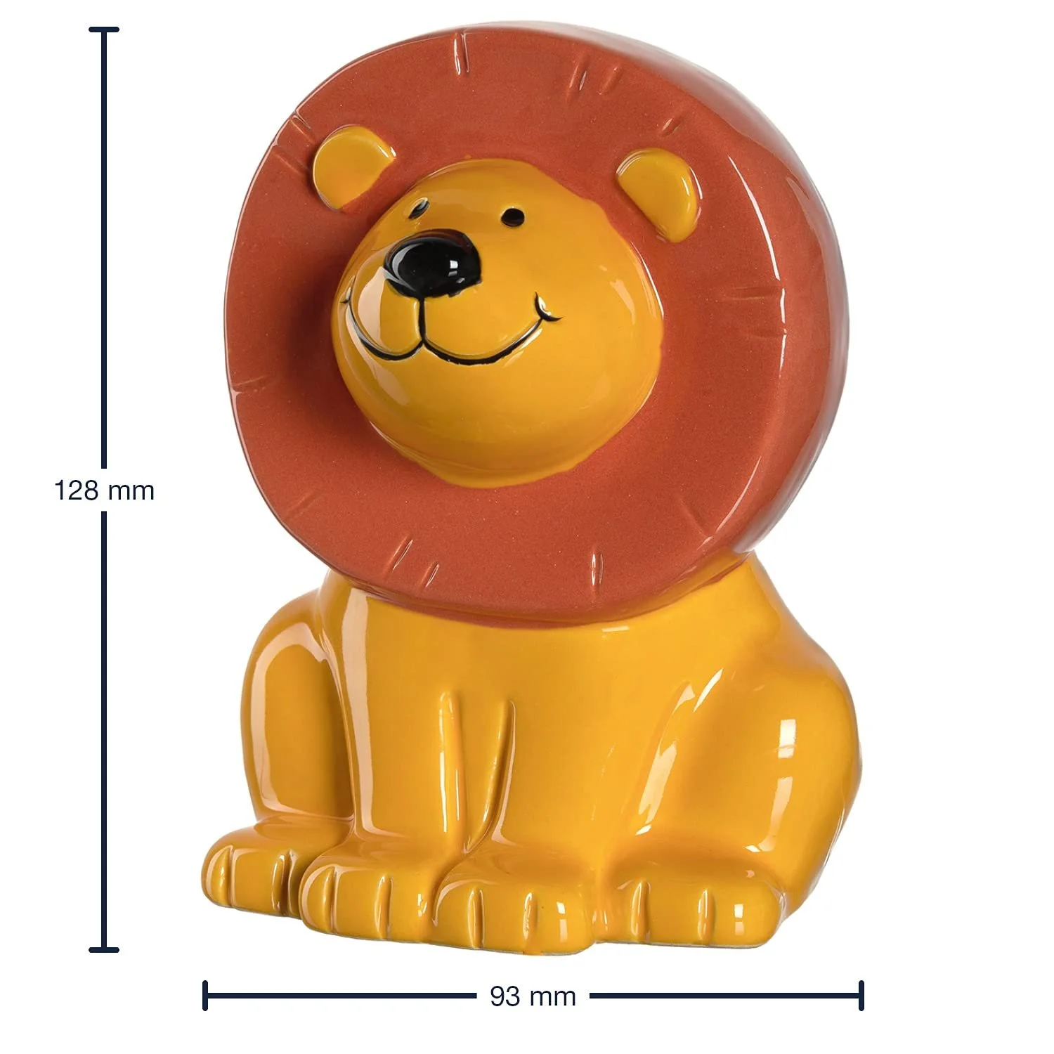 Скарбничка керамічна LEONARDO HOME Bambini 039192 Лев з ключем, фото №3